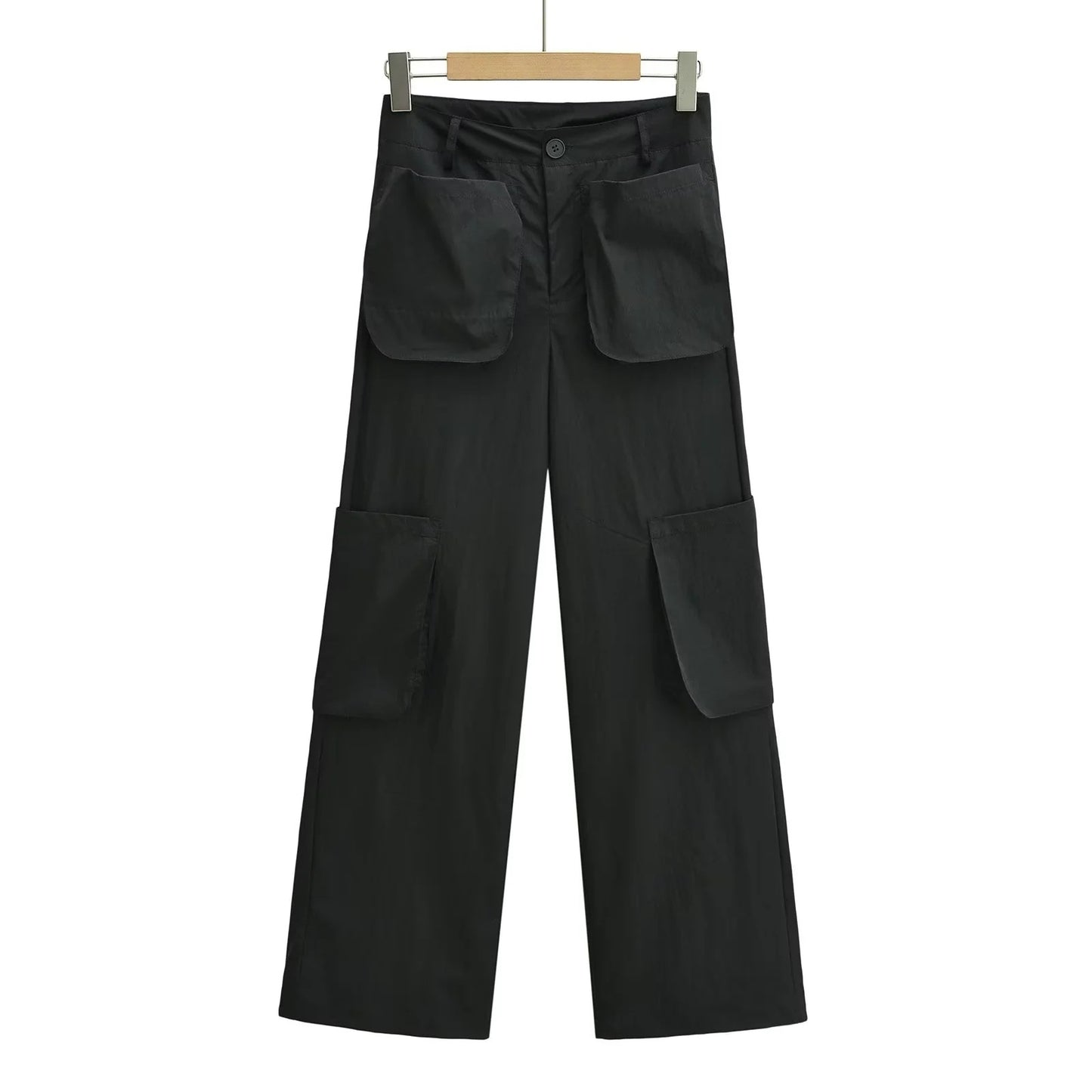 Low waisted multi pocket work pants
