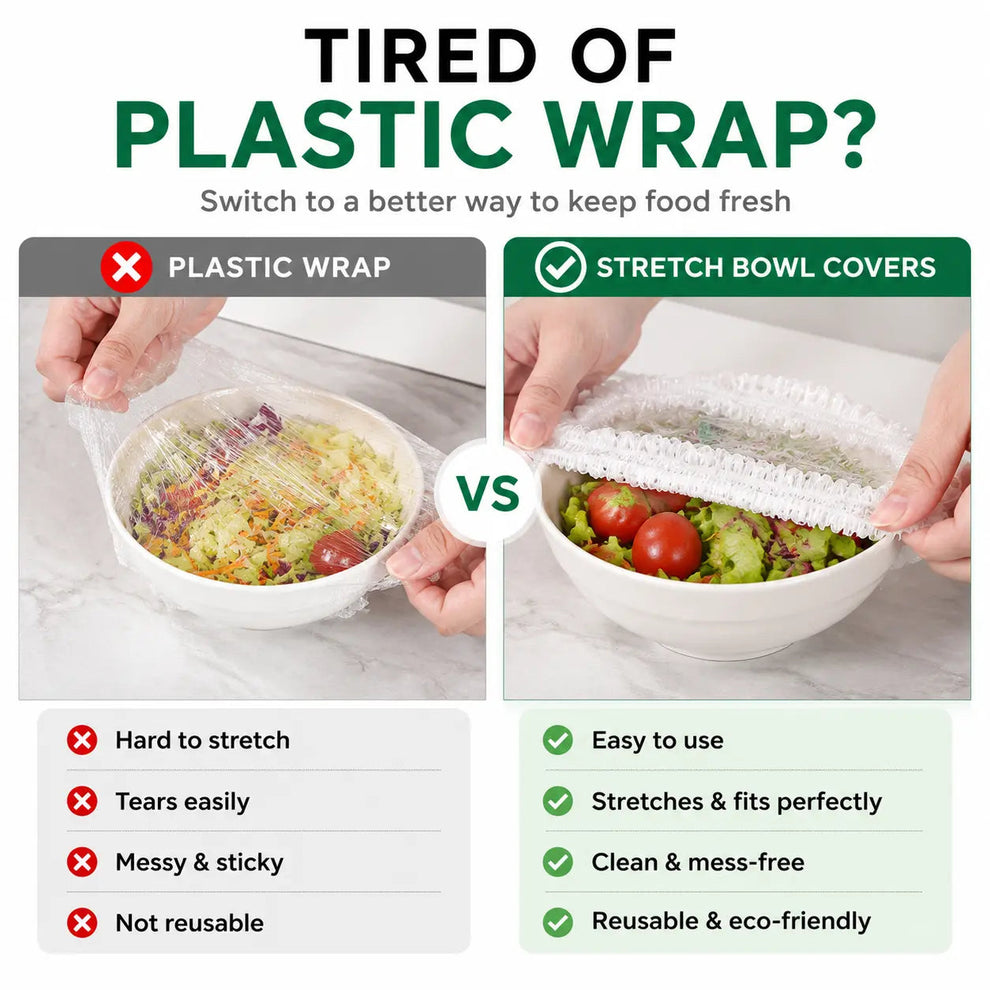 Stretch Food Covers in use
