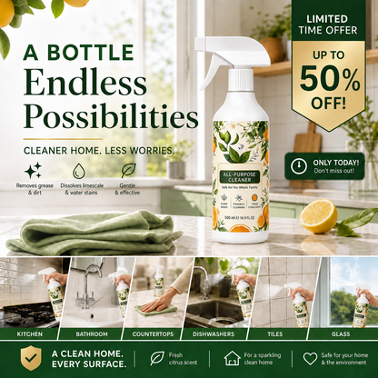 🧽 One-Spray Multi-Surface Cleaner