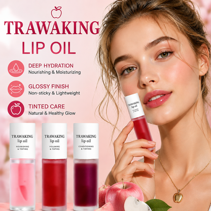 Korean Apple Lip Oil + Lip Stain | Hydrating, Glossy, Long-Lasting & Transfer-Proof
