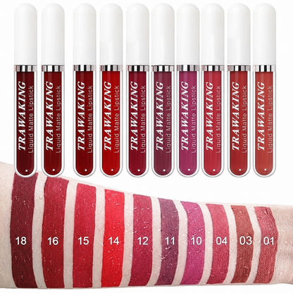 10 Shade Matte Lip Kit 💋 Bold & Vibrant Colors