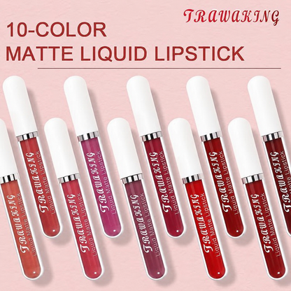 10 Shade Matte Lip Kit 💋 Bold & Vibrant Colors