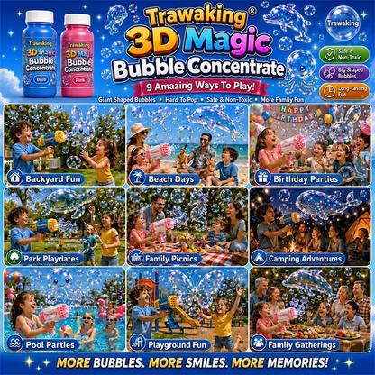 Super 3D Magic Bubble Concentrate —— Animal & Ocean Fantasy Theme