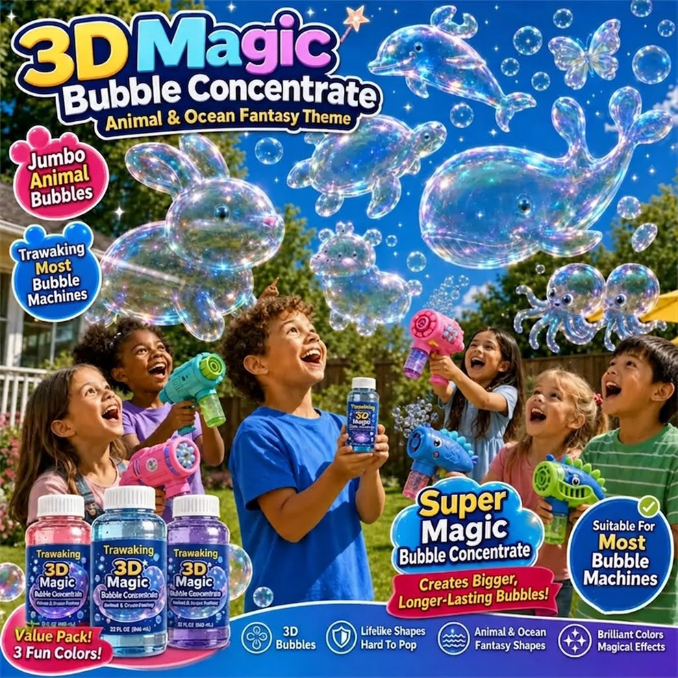 Trawaking 3D Magic Bubble Concentrate