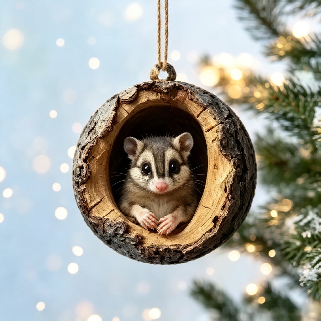Handmade Animal Ornaments-2D flat single side print