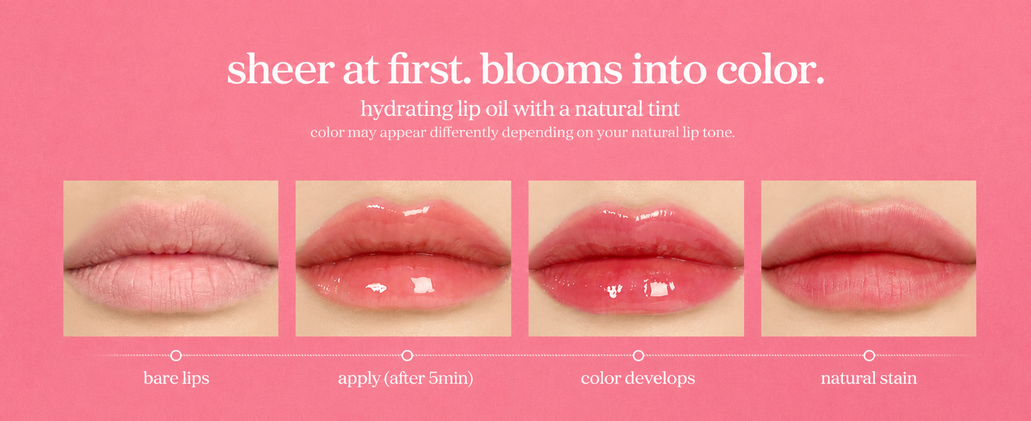 Korean Apple Lip Oil + Lip Stain | Hydrating, Glossy, Long-Lasting & Transfer-Proof