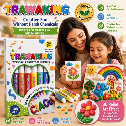 3D Embossing Art Pen – Turn flat drawings into touchable 3D creations