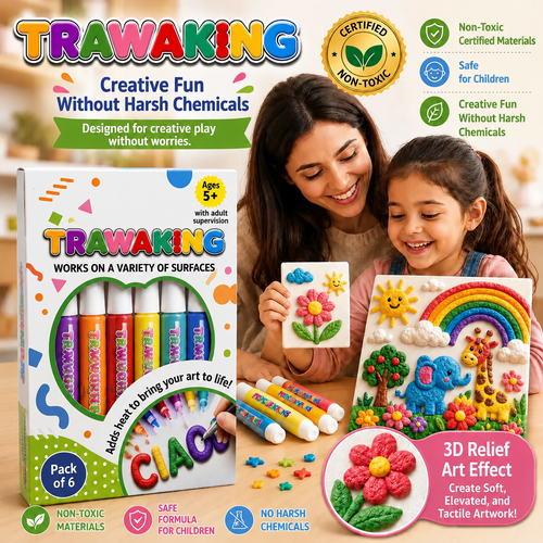 3D Embossing Art Pen – Turn flat drawings into touchable 3D creations
