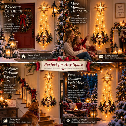 Last Day 50% OFF✝️– Lighted Bethlehem Star Christmas Wall & Porch Decor
