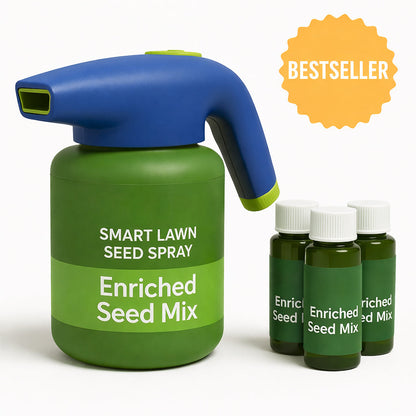 All-in-One Lawn Repair Spray Kit | Grass Seed & Fertilizer Solution — Thicker, Greener Results in Days