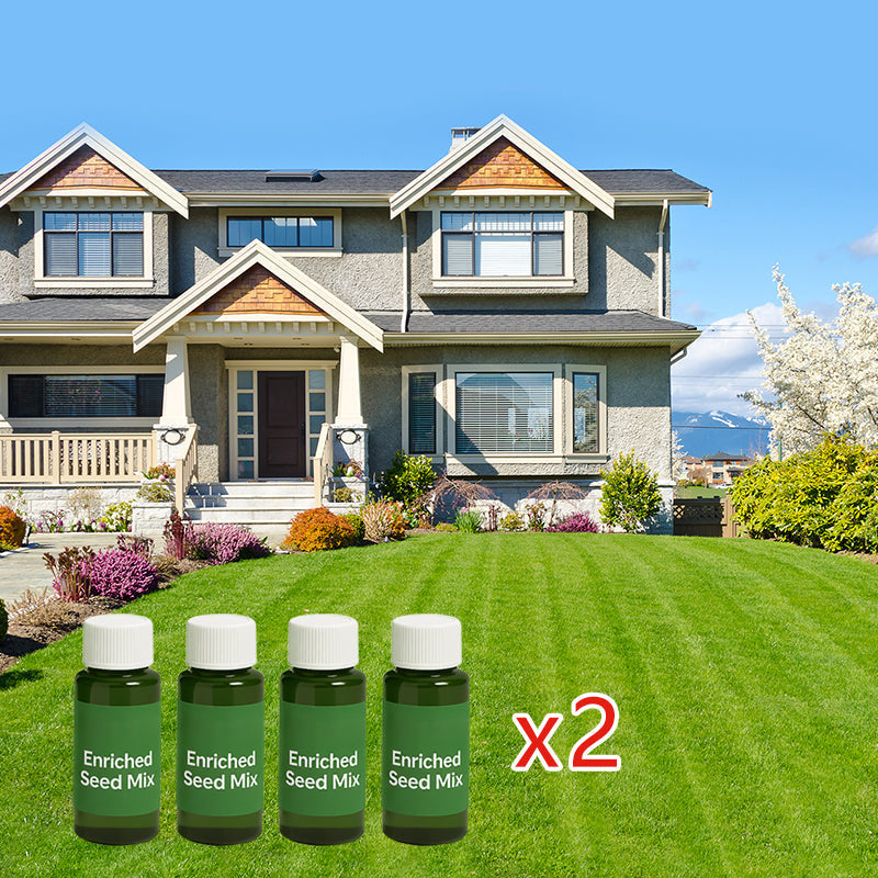All-in-One Lawn Repair Spray Kit | Grass Seed & Fertilizer Solution — Thicker, Greener Results in Days