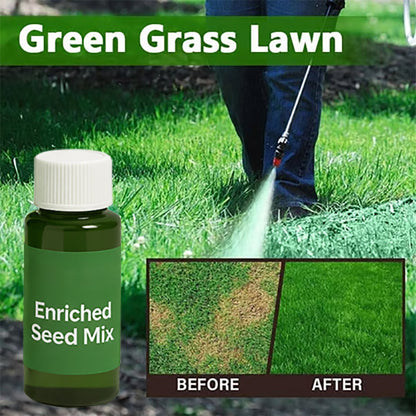 All-in-One Lawn Repair Spray Kit | Grass Seed & Fertilizer Solution — Thicker, Greener Results in Days