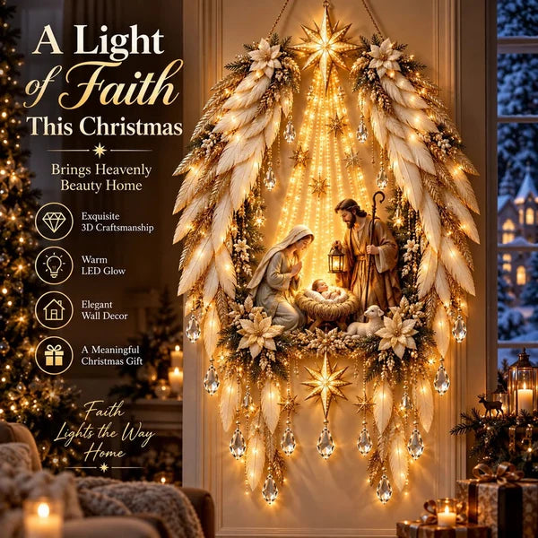 Last Day 50% OFF✝️– Lighted Bethlehem Star Christmas Wall & Porch Decor