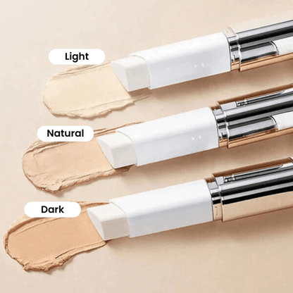 Korean Color-Changing Foundation Stick – One Swipe, Perfect Match