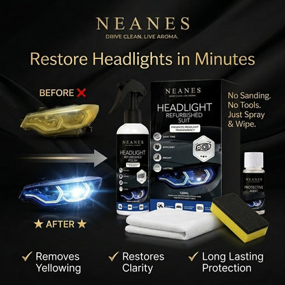 🔥Last Day 70% OFF-✨Headlight Restorer-Wipe Away Years of Yellow & Haze!