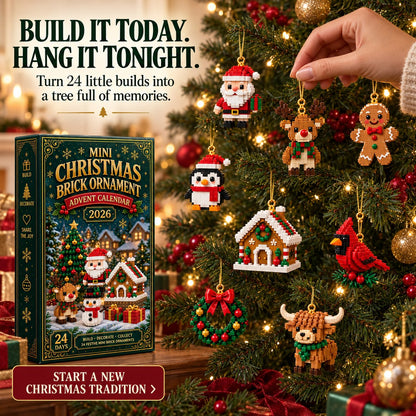 🎄 24-Day Mini Christmas Ornament Advent Calendar